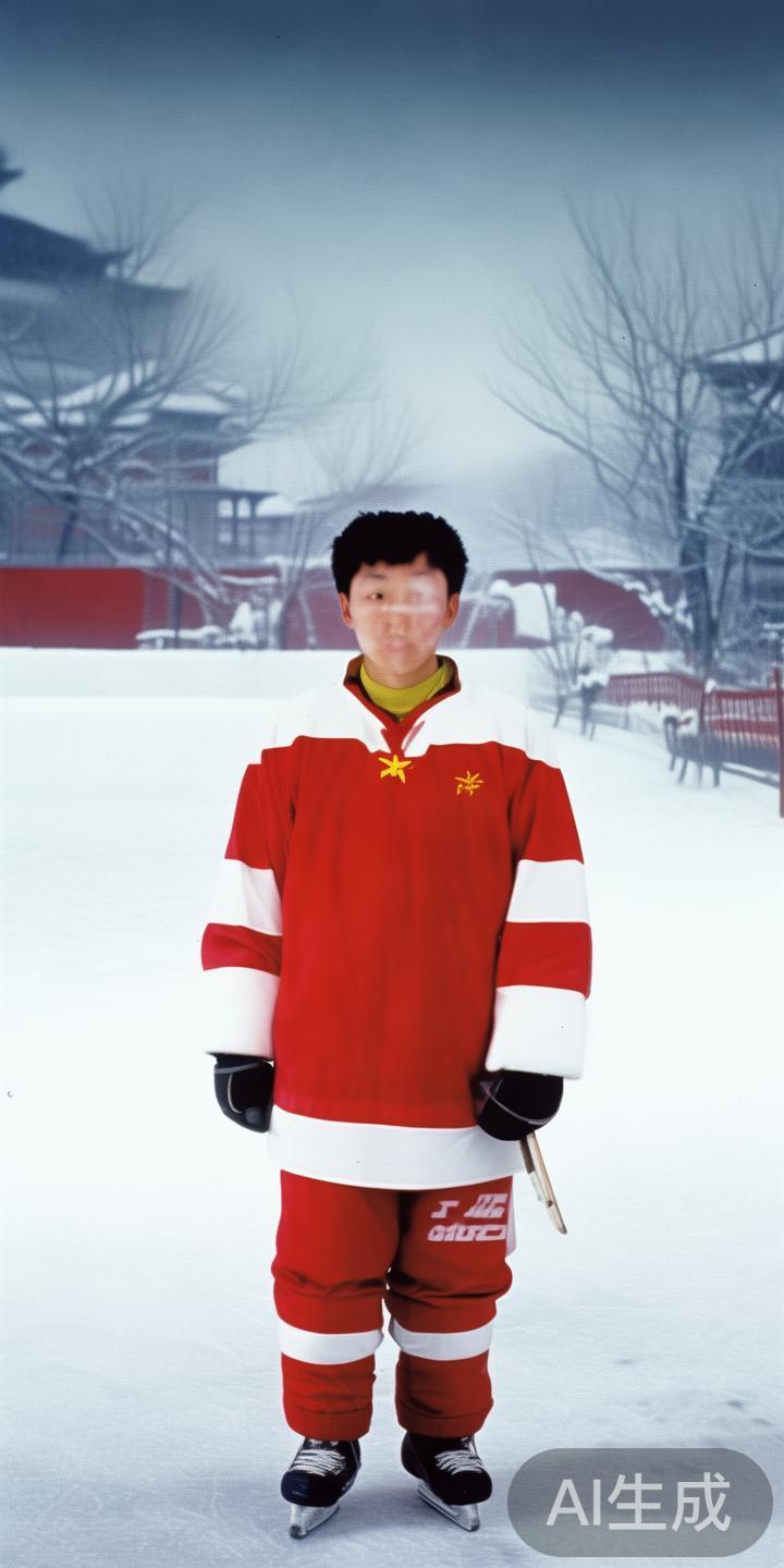 中国冰球运动的起步相对较晚。20世纪50年代，冰球