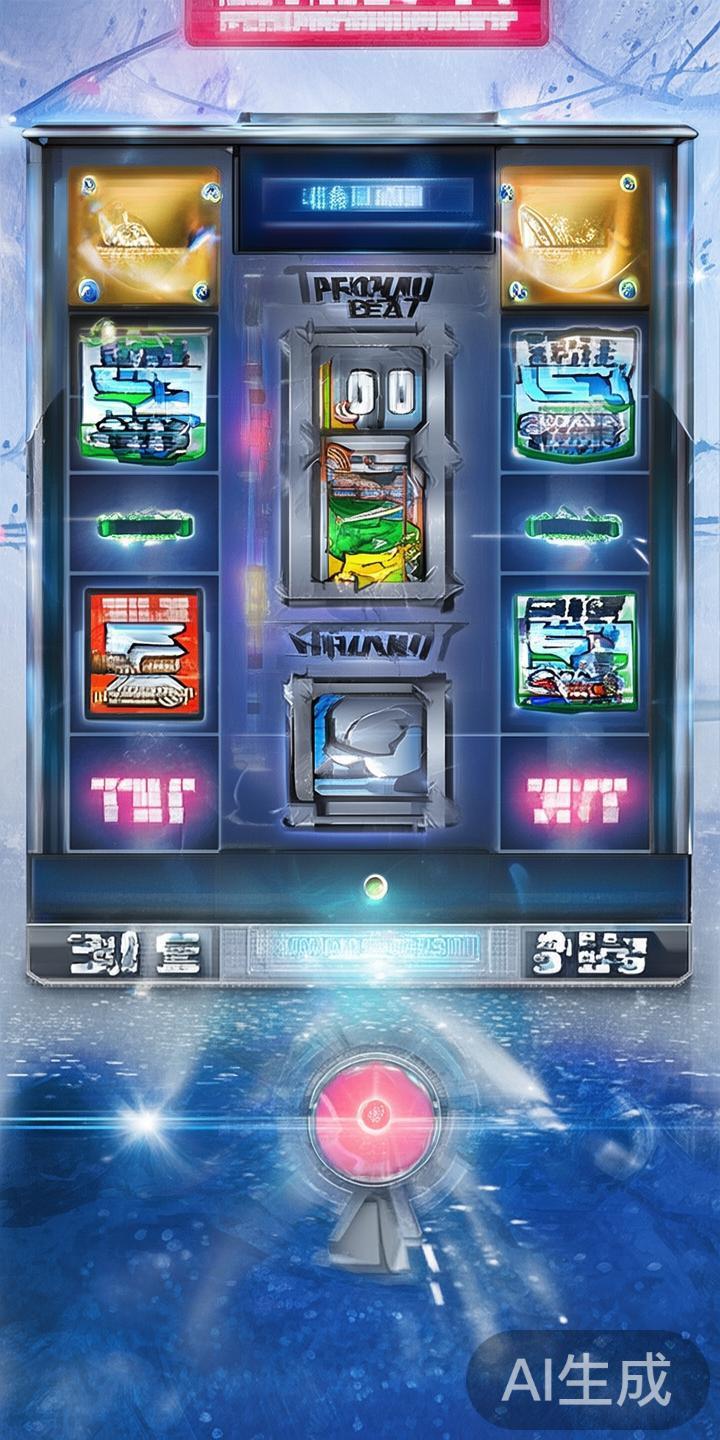 冰球突破的界面布局清晰，主要由转轴、押注按钮、自动