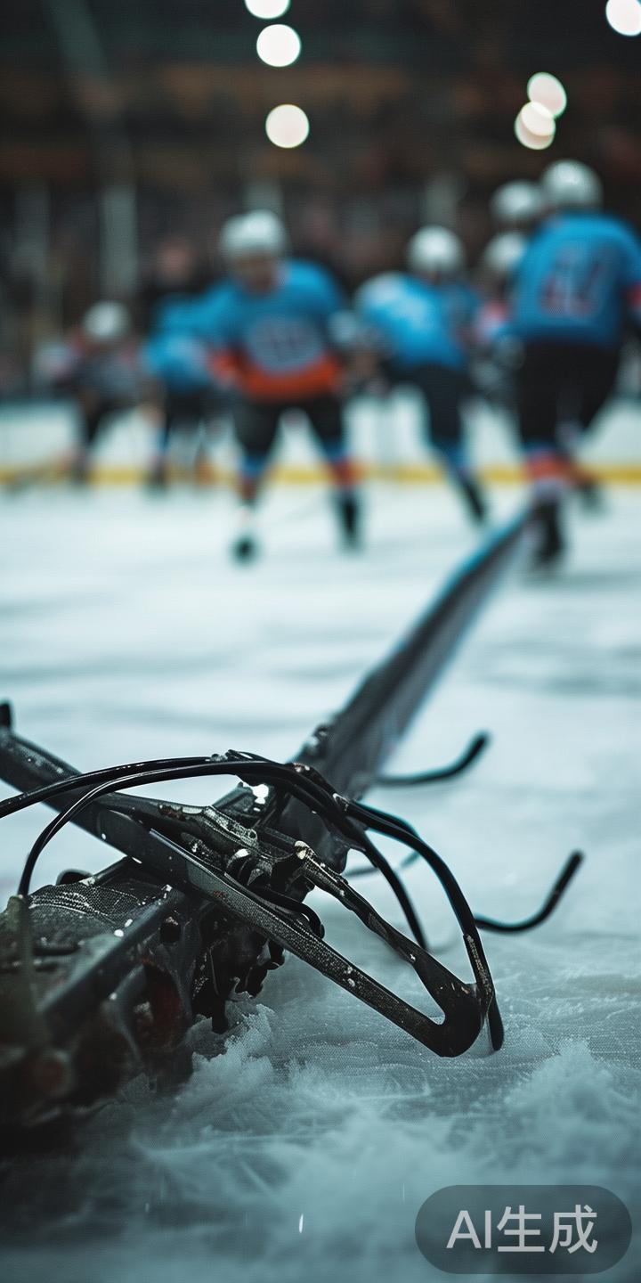 二、设备安全隐患
部分冰球突破设备质量参差不齐，